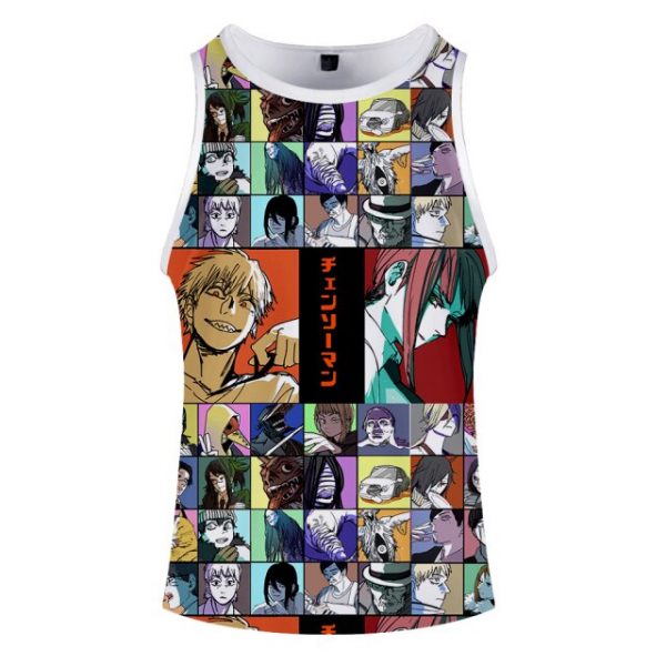 Chainsaw Man Tank Top Japanese Anime Tees 14.jpg 640x640 14 - Chainsaw Man Shop