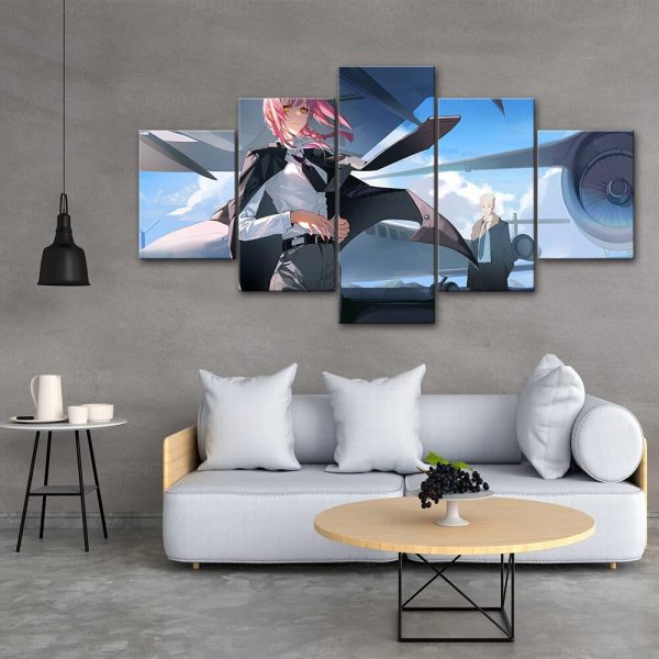 HD Home Decor Japan Anime Canvas Prints Painting Chainsaw Man Poster Wall Art Modular Pictures For 1 - Chainsaw Man Shop