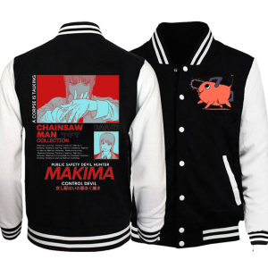 Chainsaw Man Makima Baseball Jackets - Chainsaw Man Store CS1310