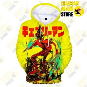 New Chainsaw Man 3D Hoodie - Chainsaw Man Store CS1310